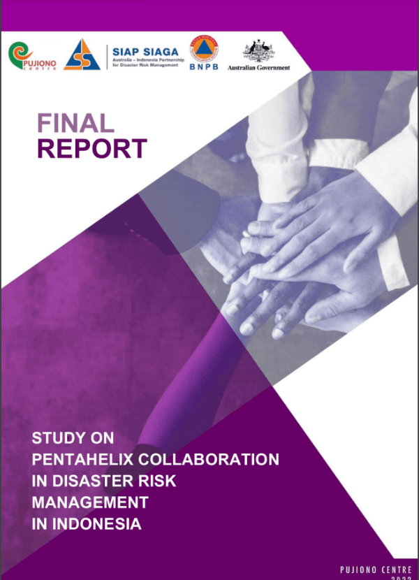 Study on Pentahelix Collaboration in Disaster Risk Management in Indonesia