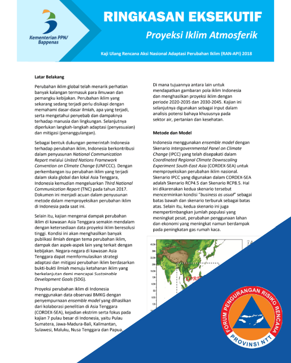 Ringkasan Eksekutif: Proyeksi Iklim Atmosferik