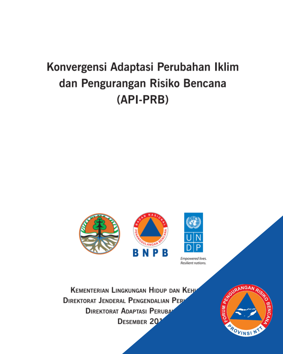Konvergensi Adaptasi Perubahan Iklim dan Pengurangan Risiko Bencana (API-PRB)